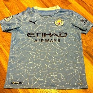 Puma Man City kids jersey